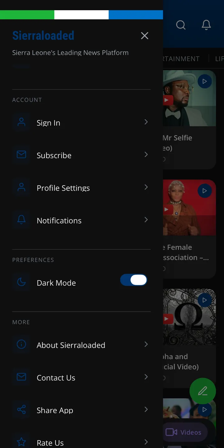 Dark mode